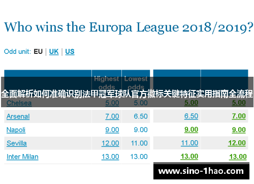 全面解析如何准确识别法甲冠军球队官方徽标关键特征实用指南全流程